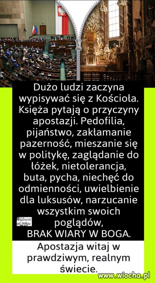 Apostazja. Witaj w realnym świecie