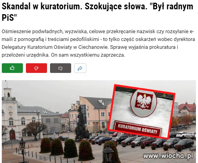 Pornografia i treści pedofilskie w kuratorium