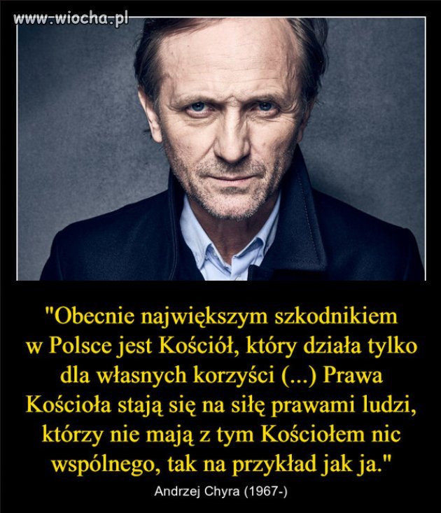 Klechy nie orza, nie sieja a zbieraja i chca miec wladze!