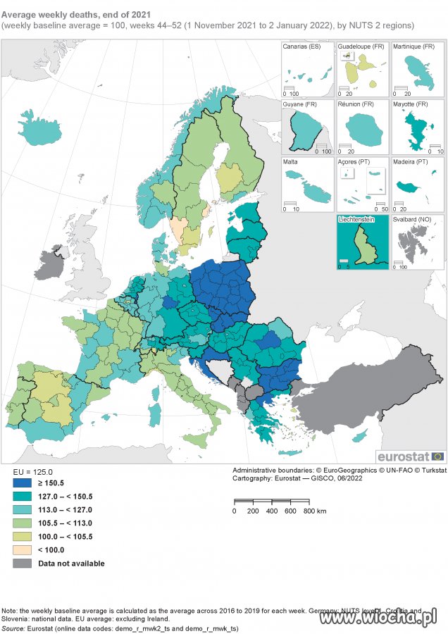 Polska liderem w nadmiarowych zgonach