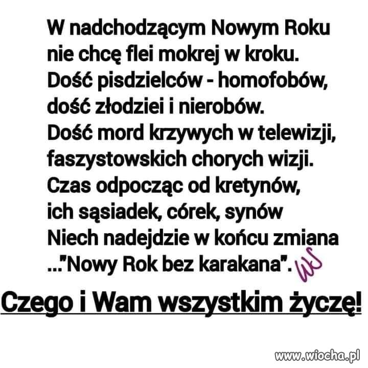 Noworoczne życzenia