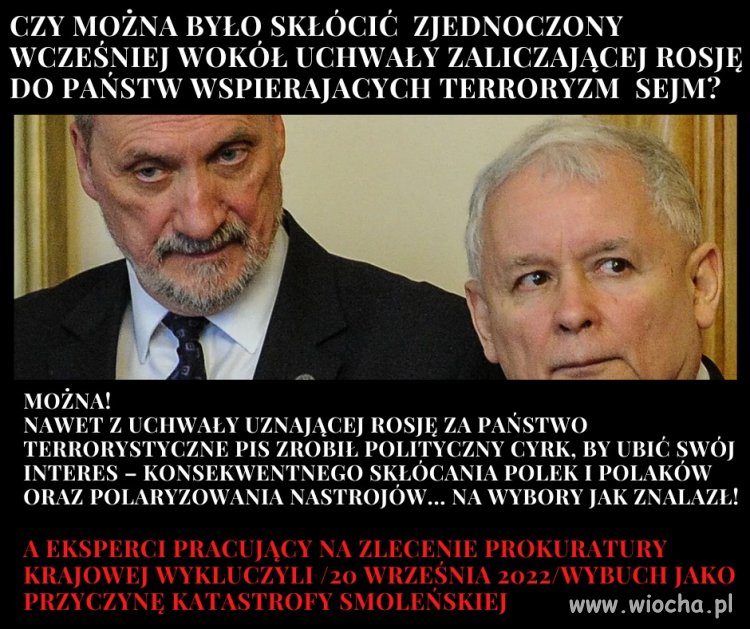 Nawet z uchwały uznającej Rosję za państwo 