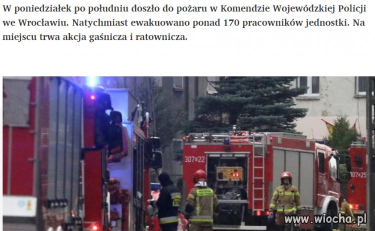Komendant z Wrocławia pozazdrościł sławy?