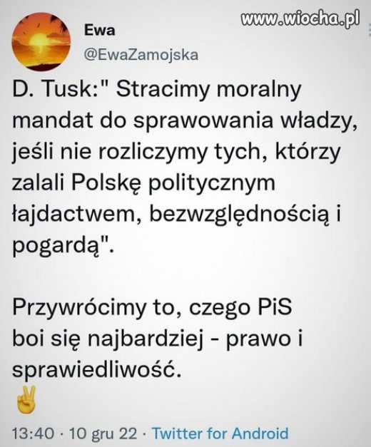 To warunek, jezeli Polska chce byc cywilizowanym narodem!