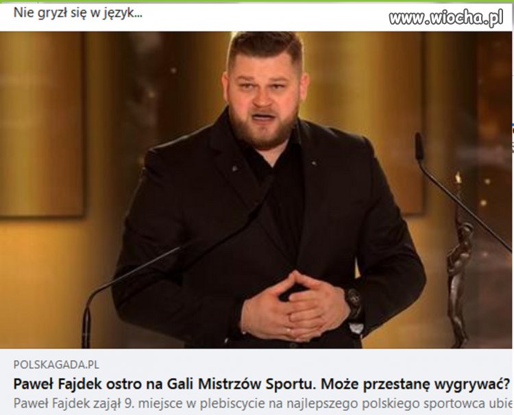 Bo na podium musi być... "kopacz"