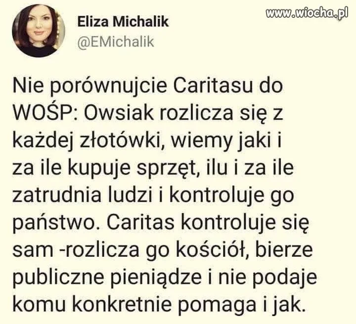 Tyle w temacie wrzucania do puszki WOŚP