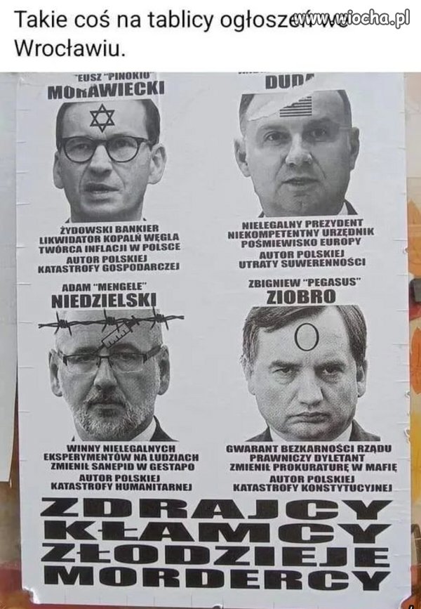 Tablica ogłoszeń we Wrocławiu 
