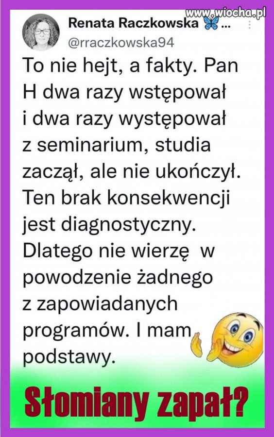 Kolega ze szkoły też był. Wystąpił, bo go już bardzo doopa bolała.