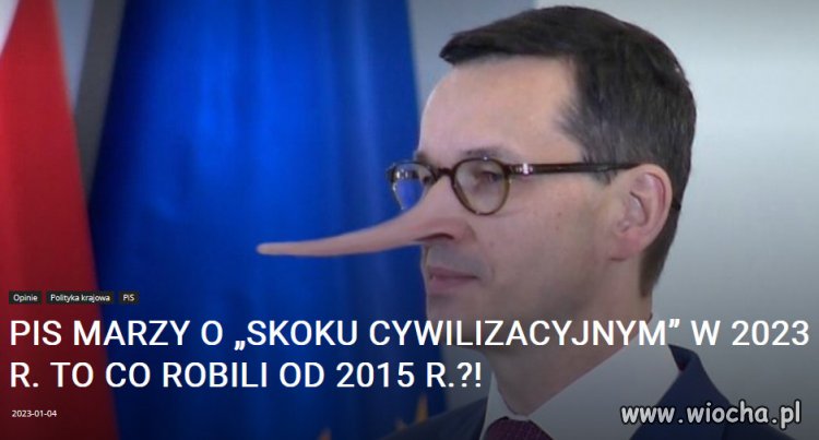W 2023 zamiast skoku cywilizacyjnego, będzie regres.