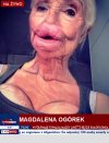 Ogórkowa w reżimowej z rana i bez makijażu