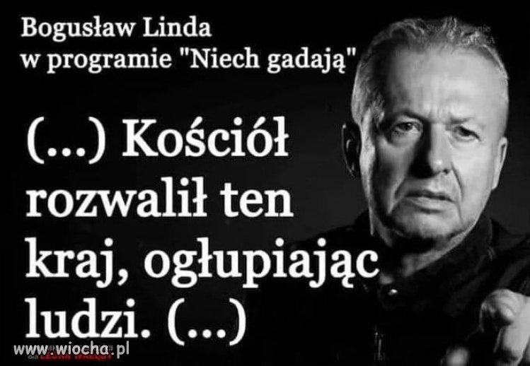 Zgadzam się z tym tekstem w całej rozciągłości.