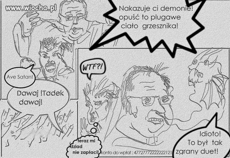Lansik na egzorcyzmy O. Tadeusza