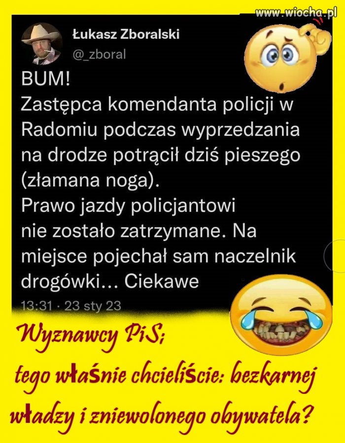 No to czekamy kiedy dostanie status pokrzywdzonego.