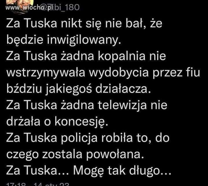 Jednym słowem za Tuska było lepiej 