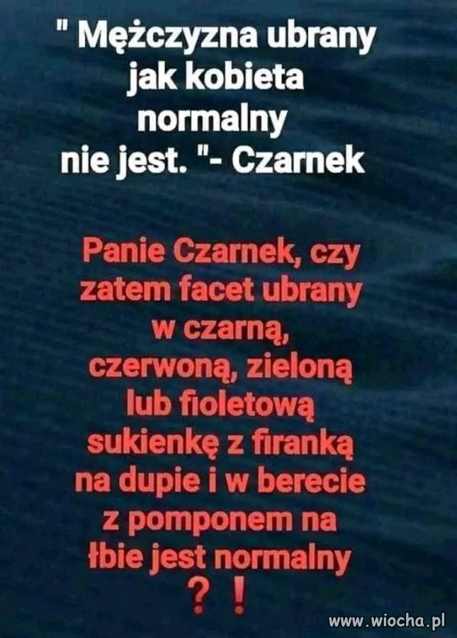 Udał sie nam ministerek