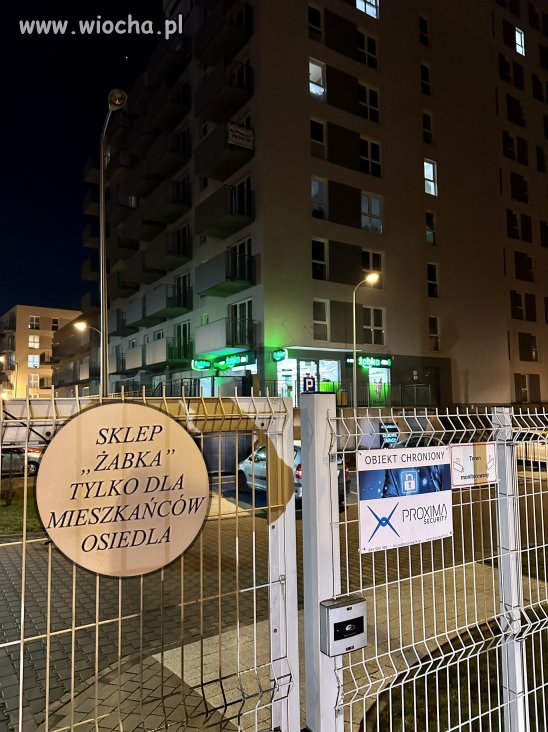 Grodzone osiedle i nawet do sklepu nie pójdziesz