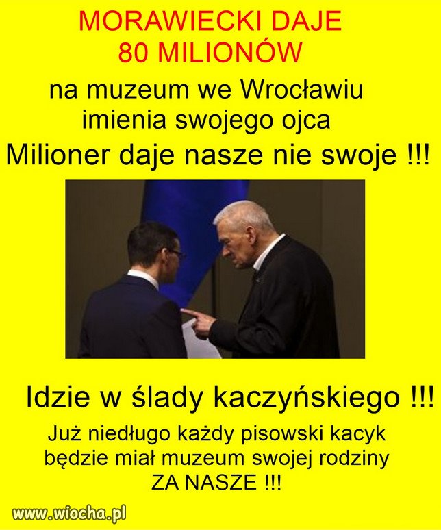 Ma gest milioner Pinokio! On daje, ale z Waszych podatków!