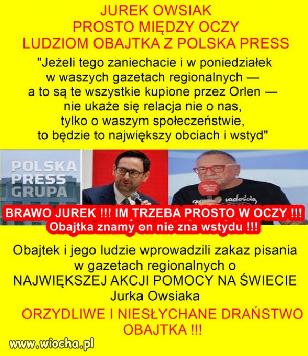 Najwyższy czas, nazywać rzeczy po imieniu...