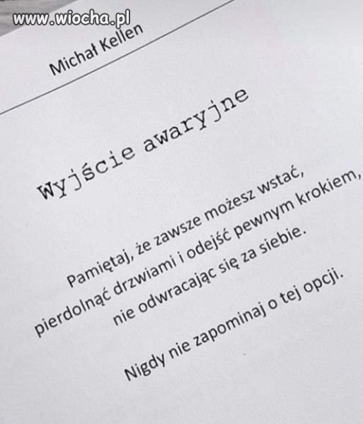 Tylko przypominam