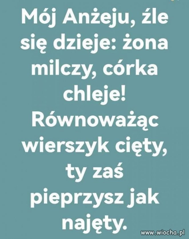 Wierszyk na dziś