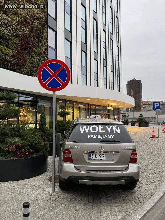Ale o przepisach, parkując swym niemieckim(!) autem