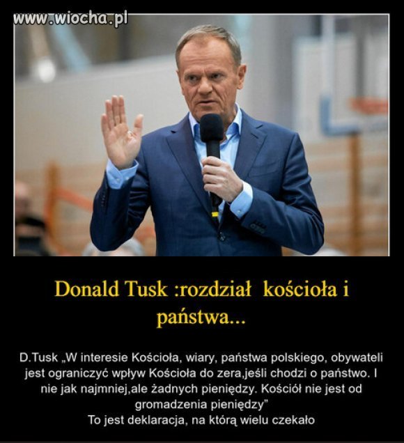 Pierwszy polityk ktory ma odwage, otwarcie to powiedziec!
