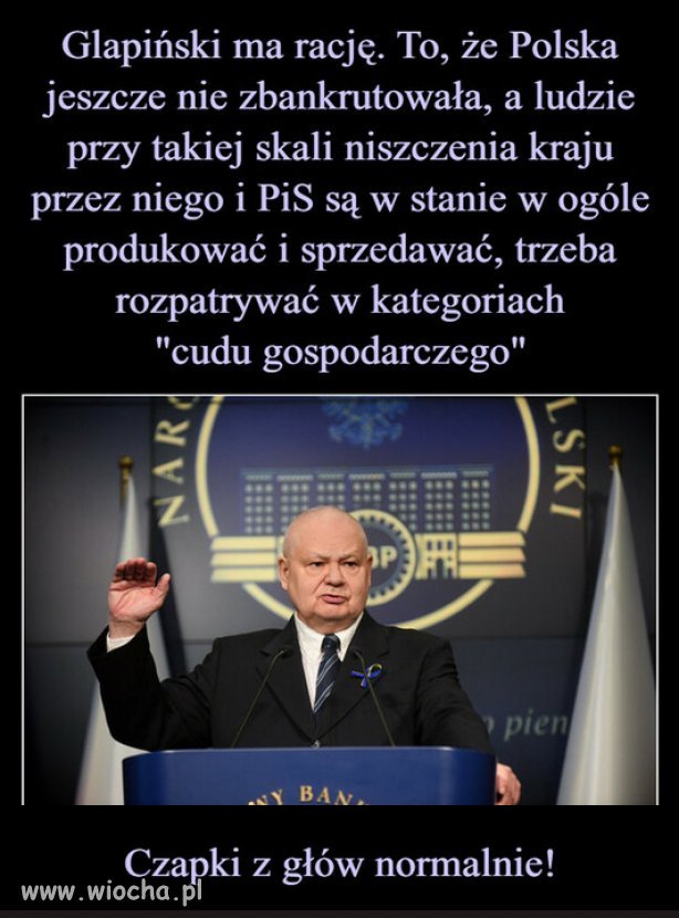 "Cud gospodarczy" po Polsku, zgodnie z polityka PiSu...