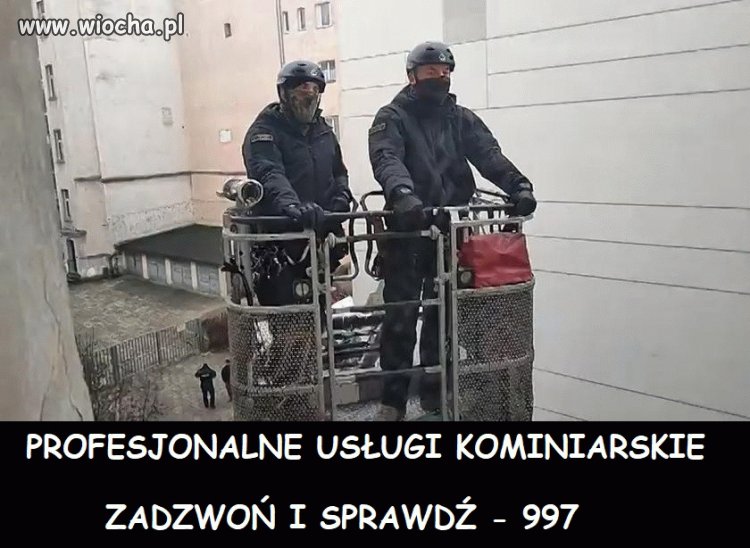 Komin zapchany