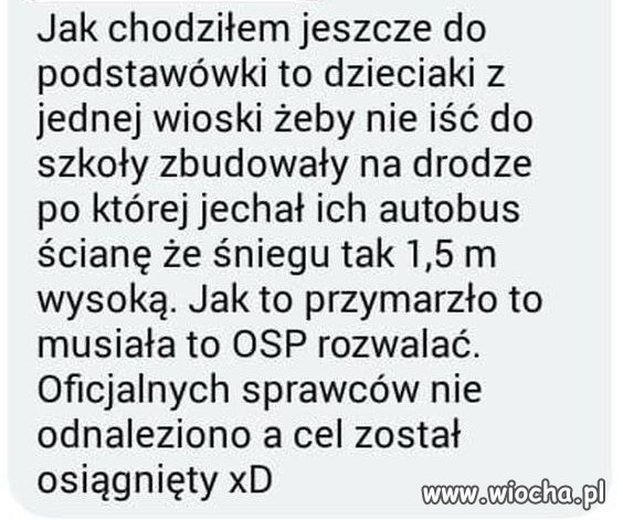 Tak kiedyś wagarowały legendy