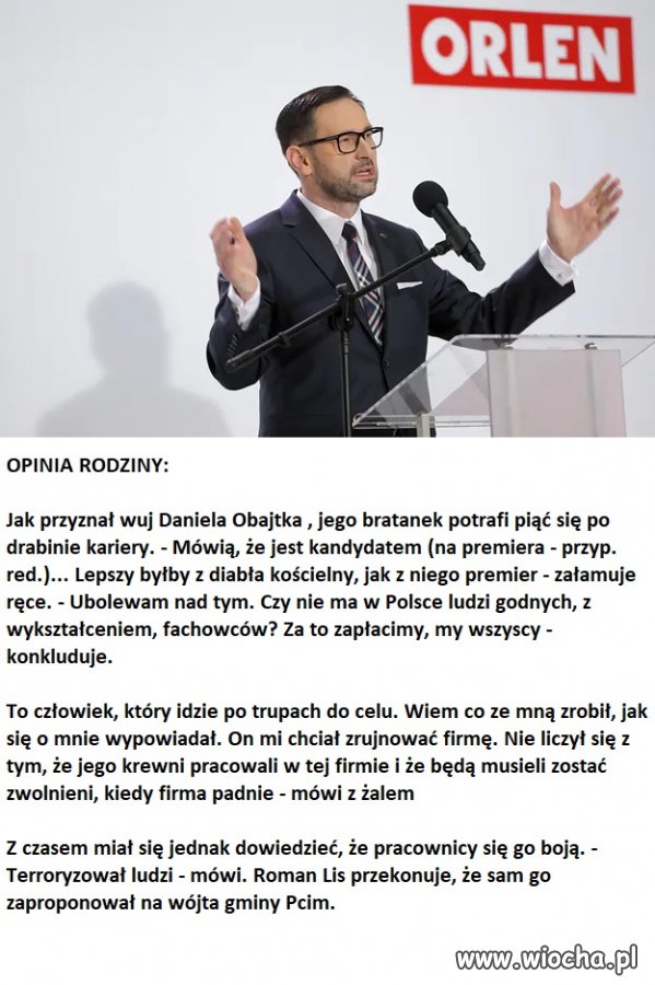 Nie taki piękny bohater jak go PIS maluje