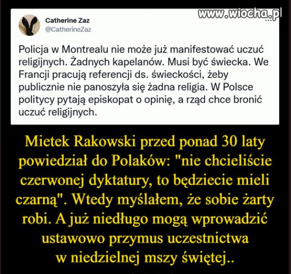 Czerwono - czarna dyktatura, sojuszu PiSu z KK!!!