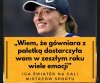 Iga  na gali mistrzów sportu.