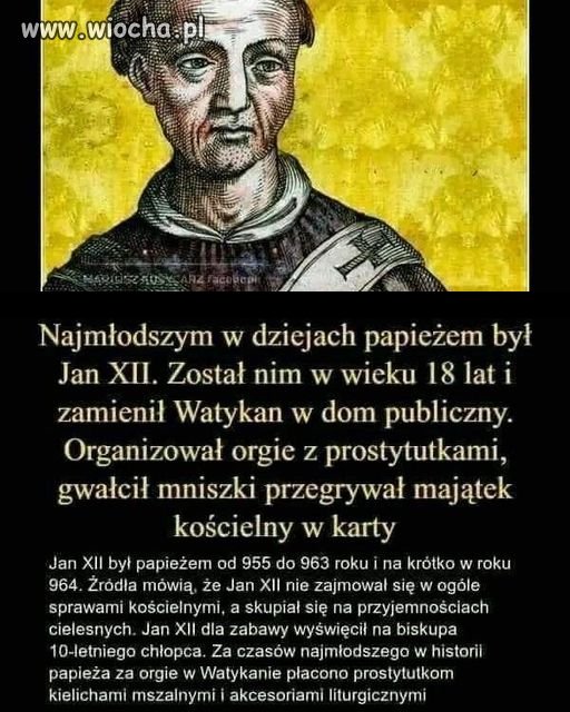 Papież też człowiek