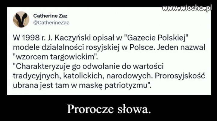 Kaczyński dużo mówił, żeby dorwać się do władzy...