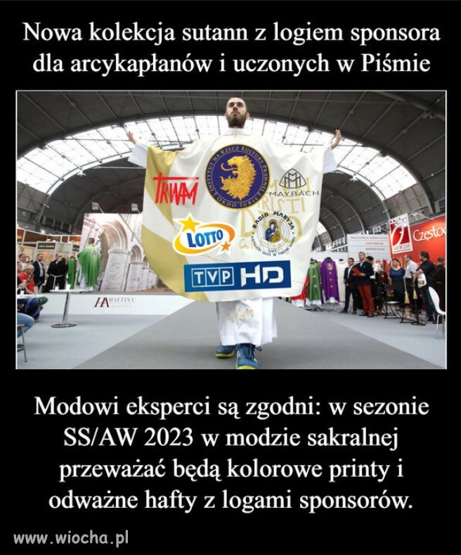 Sekta kościoła idzie z postępem...taca coraz bardziej pusta!