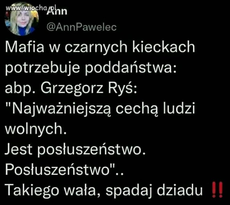 Panie Ryś. Panu to się coś popier#oliło 