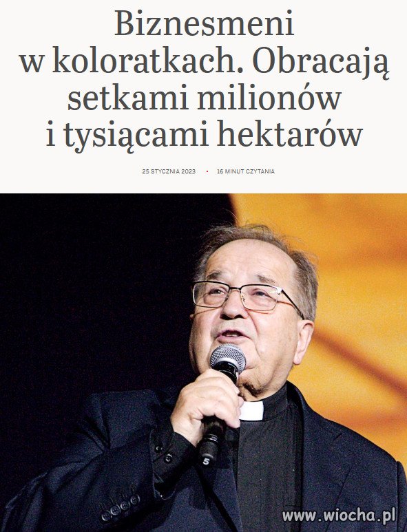 Rydzyk, czołowy przedsiębiorca kościelny III RP