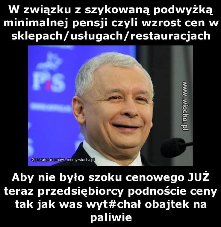 W związku z szykowaną podwyżką minimalnej pensji