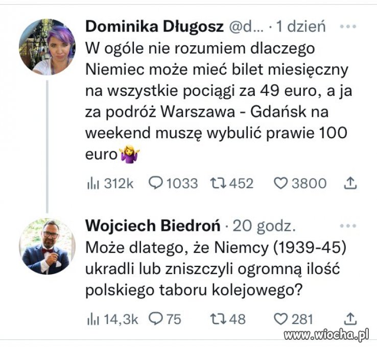 Zapominał dodać, że to wina Tuska.