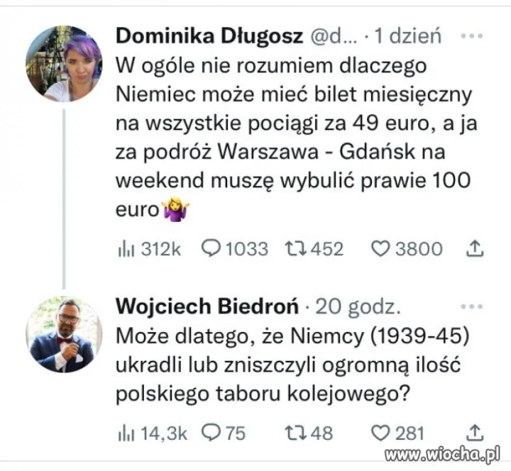 Zapominał dodać, że to wina Tuska.