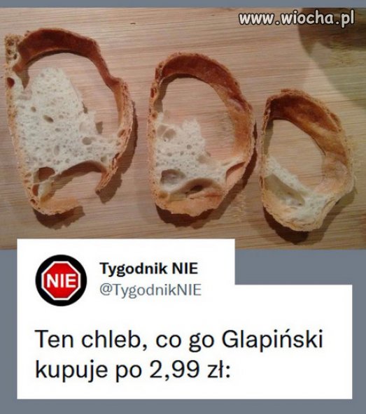 Chleb Glapińskiego, za 2.99 zl.