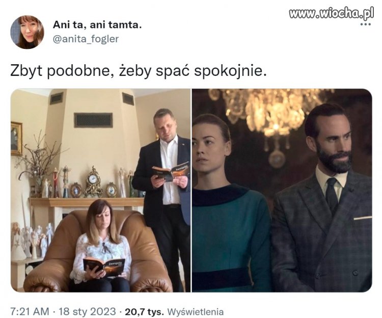 Zbyt podobne, żeby spać spokojnie.