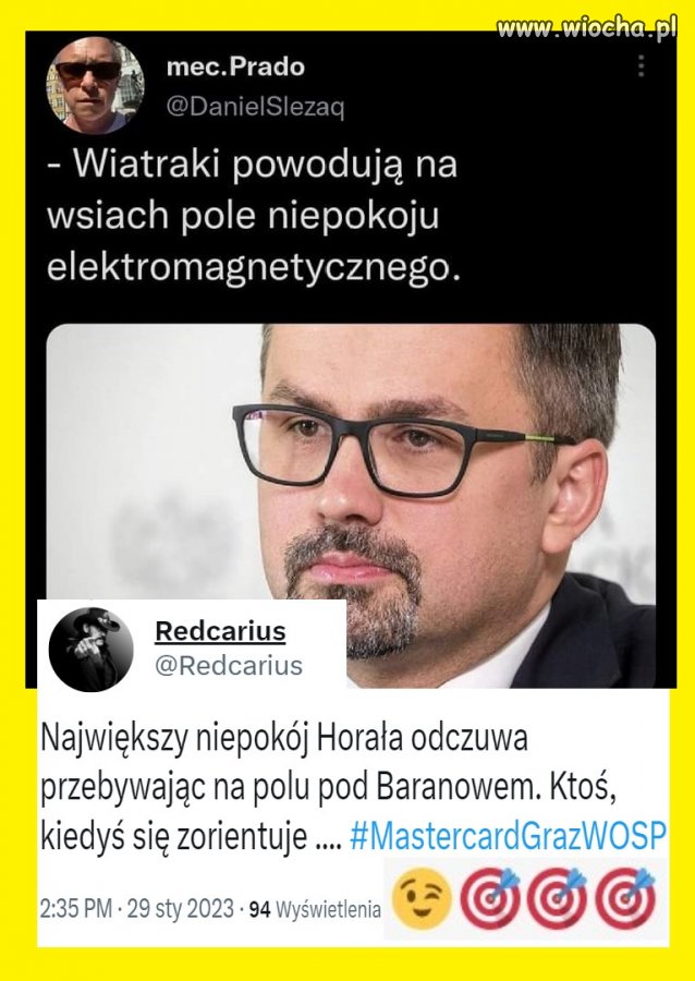 Wiemy, wiemy. Przez to kury się nie niesom, 