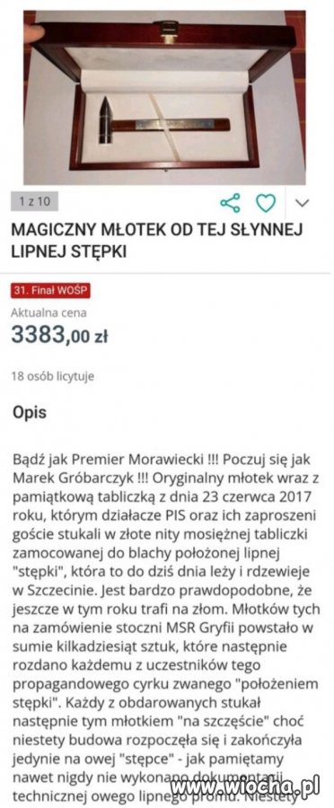 Pisiory licytujcie