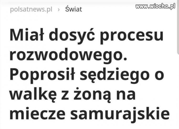 I tak powinny wyglądać sprawy rozwodowe. 