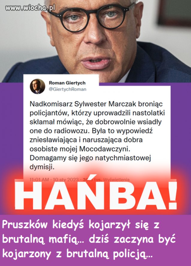 Policja chce zamieść sprawę pod dywan