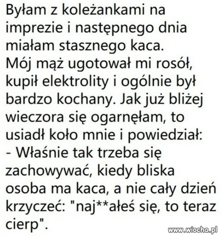 Szczere wyznanie.