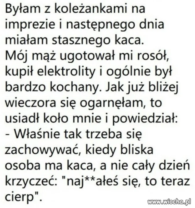 Szczere wyznanie.