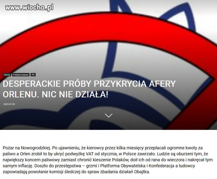 Pozar w burdelu PiSu...