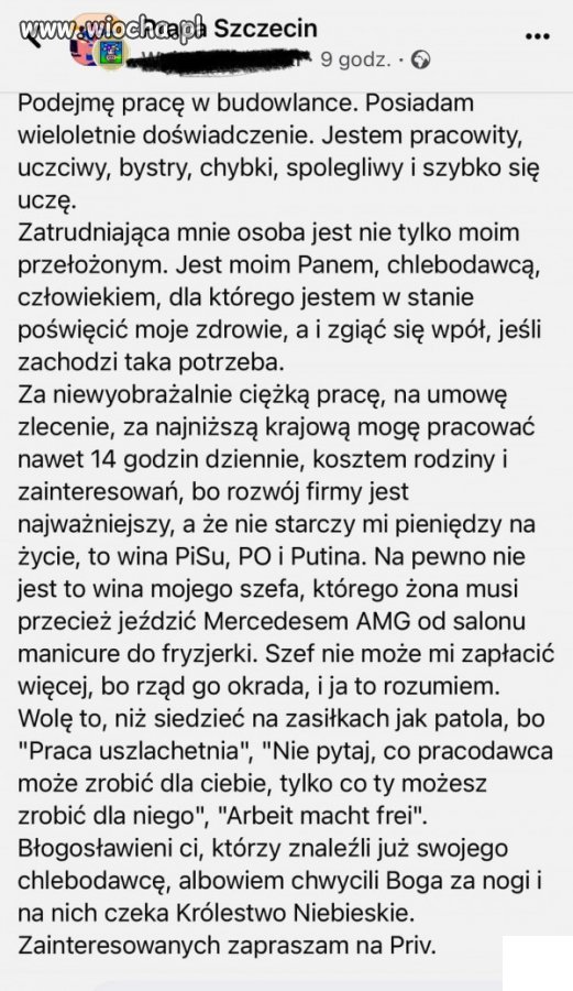 Szukam pracy 